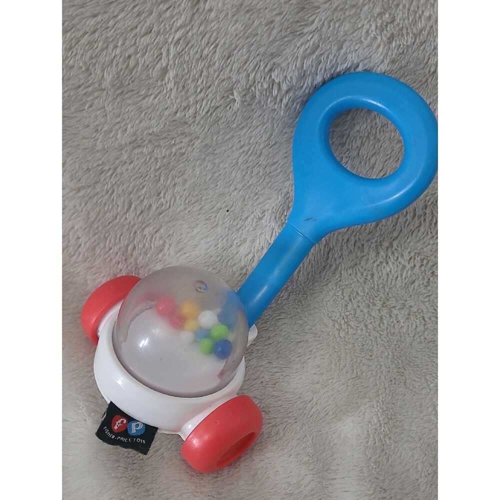 Fisher Price Mini Corn Popper Toy Classic 5.5” Baby Rattle 2014 Mattel Teether